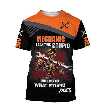 I Can Fix What Stupid Does All Over Printed Mechanic Hoodie For Men and Women TN