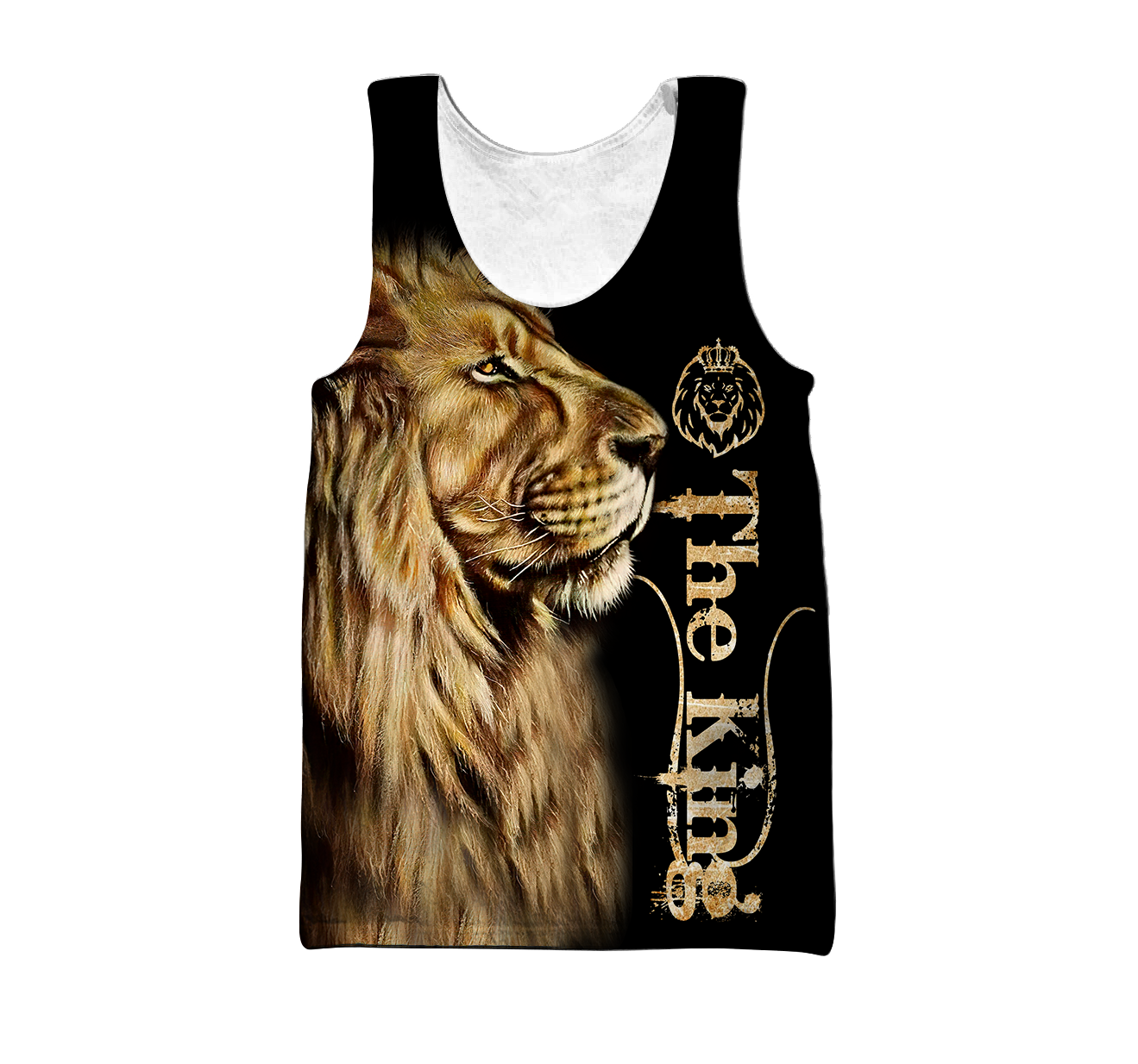 King Lion Over Printed Hoodie TP