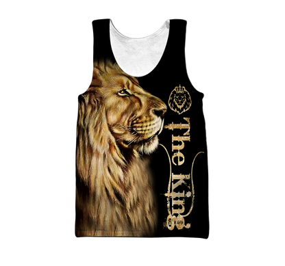 King Lion Over Printed Hoodie TP