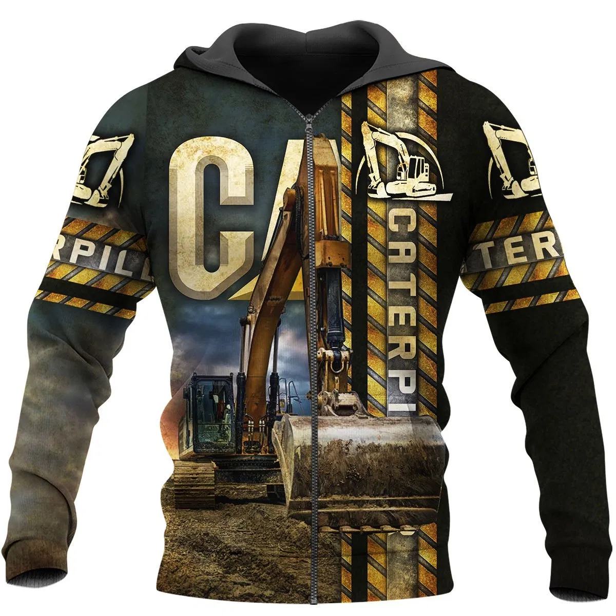 LOVE HEAVY EQUIPMENT 3D ALL OVER PRINTED SHIRTS AND SHORT FOR MAN AND WOMEN PL12032005 - Amaze Style™-Apparel