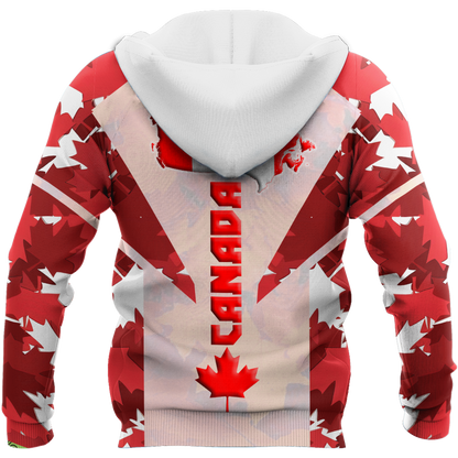 Canada 3dall over printed maple leaf generation