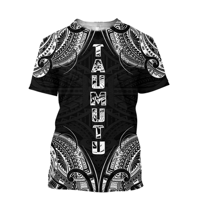 New zealand maori taumutu tattoo 3d all over printed shirt and short for man and women HHT20072002