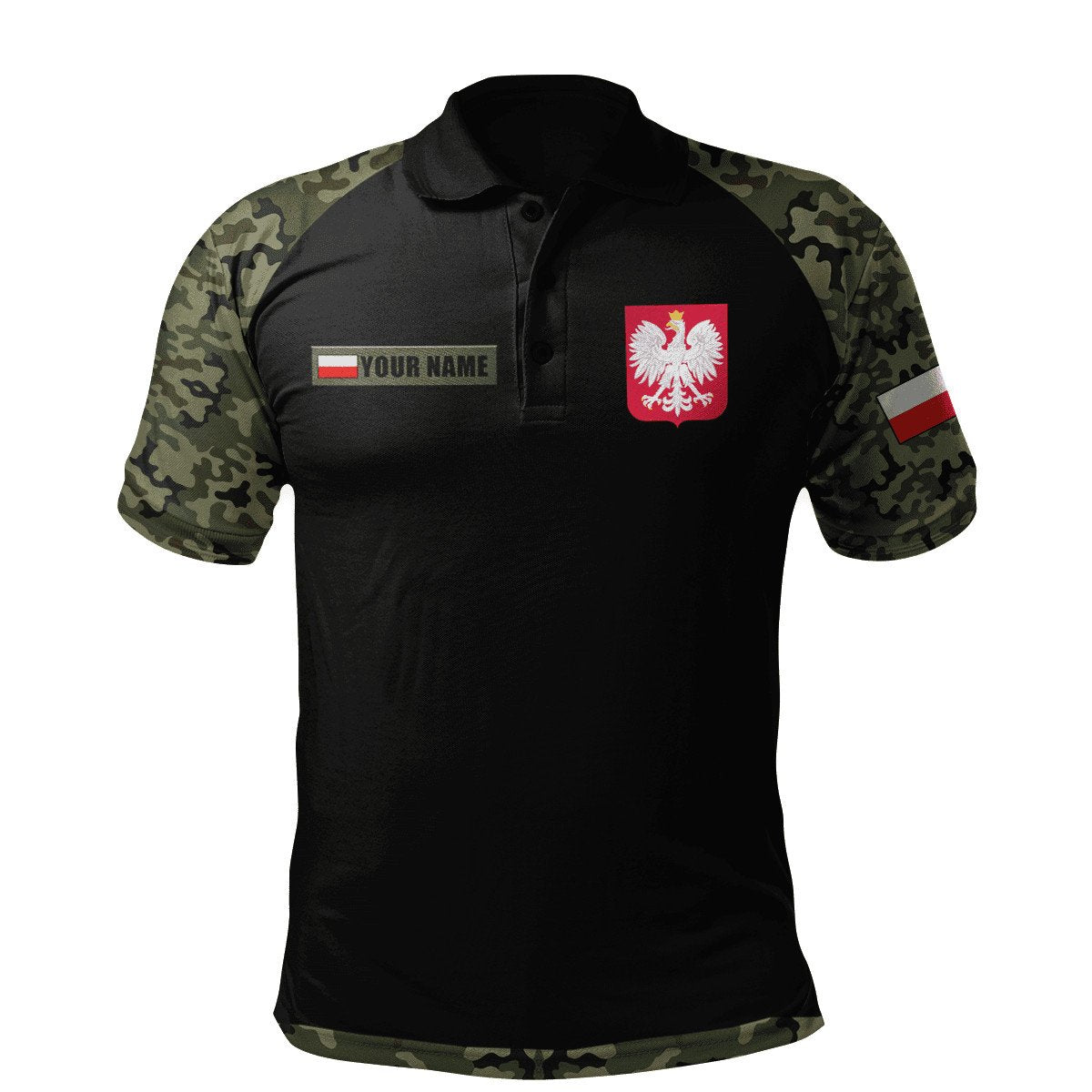 Personalized Polska Coat Of Arms 3D All Over Printed Unisex Hoodie