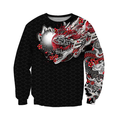 Japan Art Tattoo 3D All Over Printed Unisex Shirt