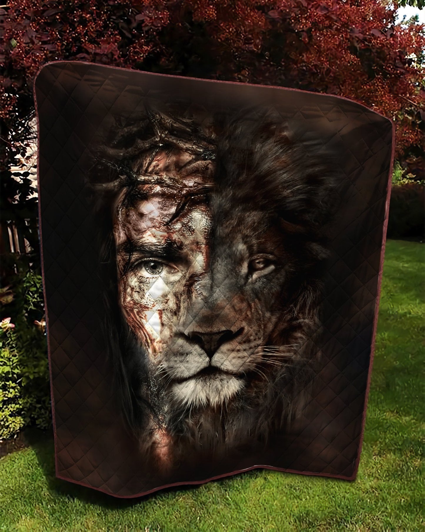 Lion 3D All Over Printed Quilt