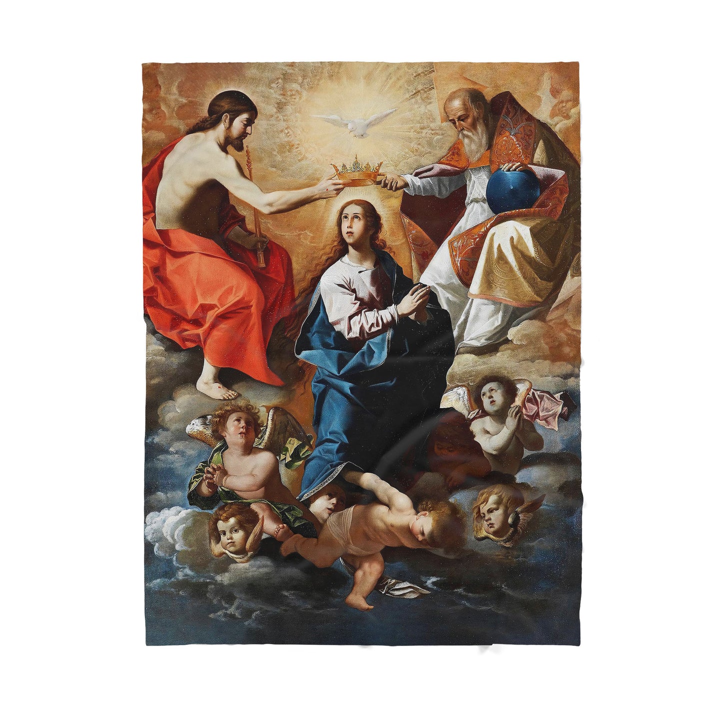 Premium Christian Jesus Maria blanket - Best gift for Christian - sherpa blanket TT