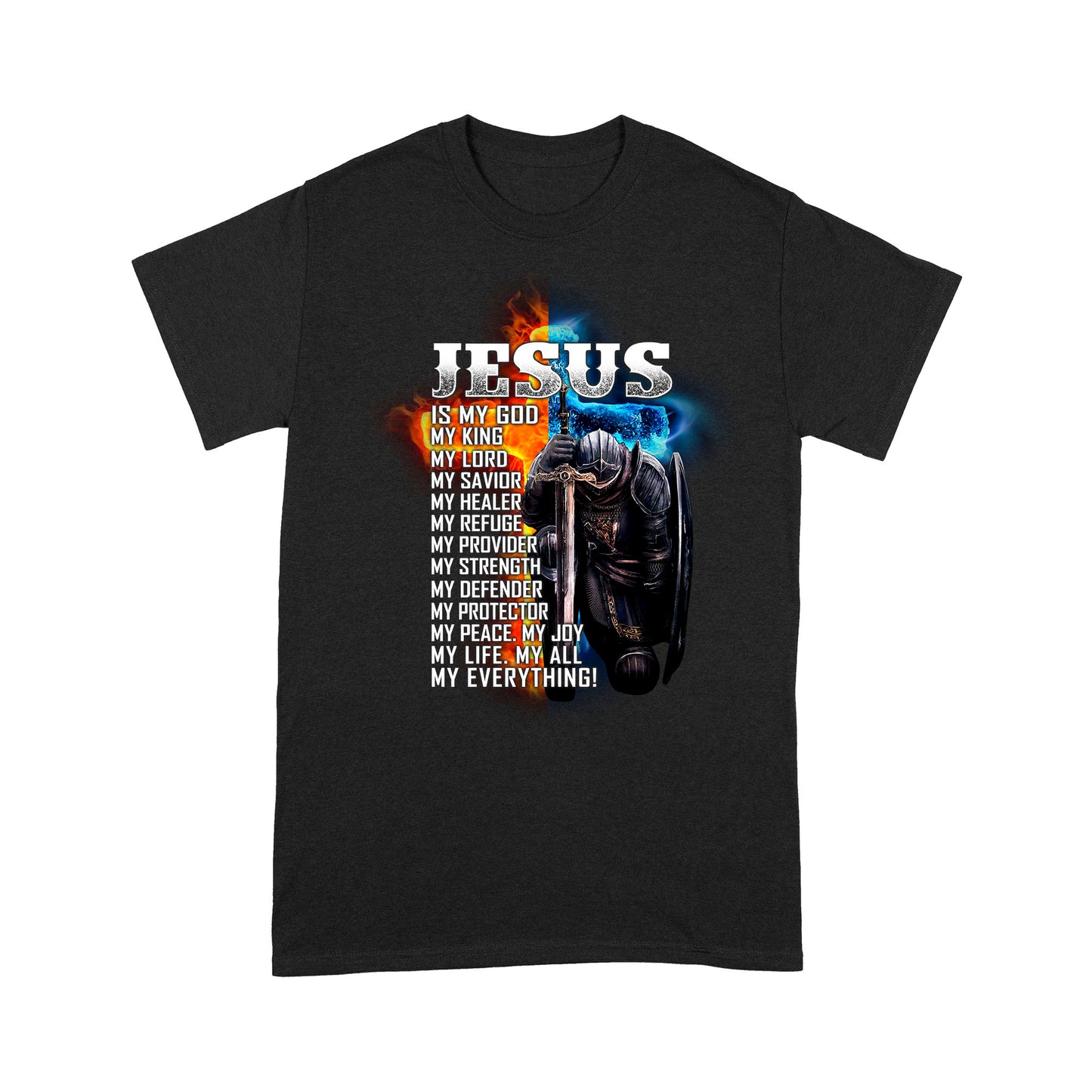 Jesus Is My God My Savior Knight Templar T-shirt TA