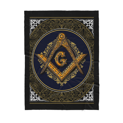 Freemasonry Sherpa Blanket