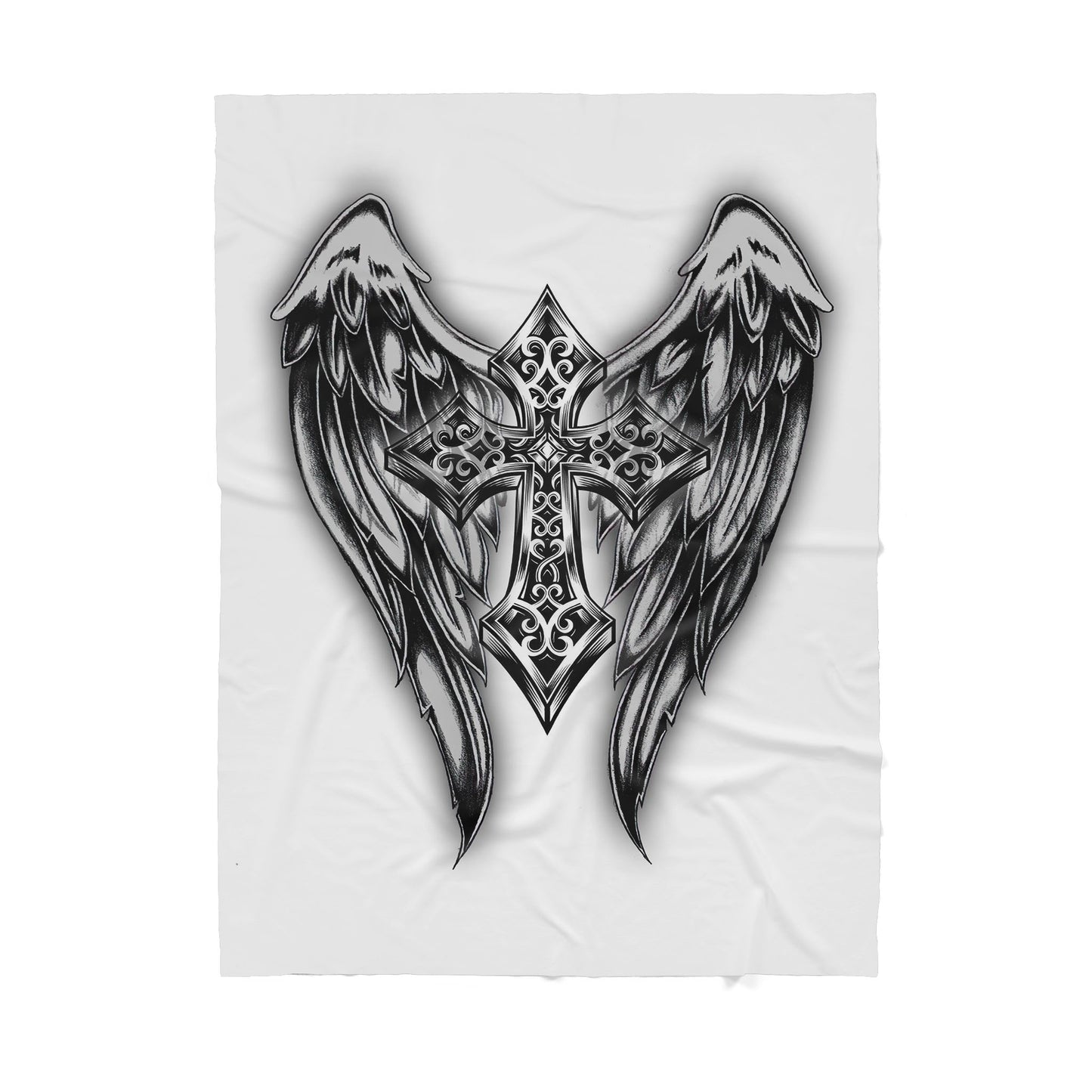 Premium Christian Jesus Catholic Tattoo Blanket - Best gift for Christian - sherpa blanket TT