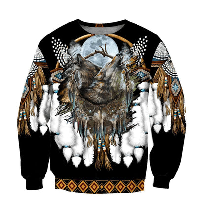 Wolf 3D All Over Printed Unisex Shirts