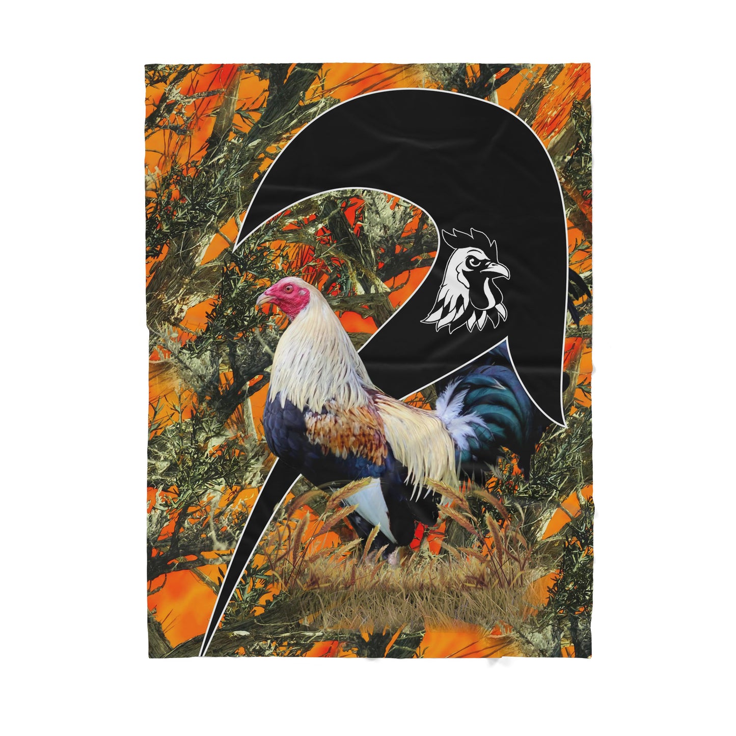 InfiniteStore 3D Printed Rooster Sherpa Blanket ML