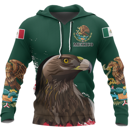 Mexico - Golden Eagle Special Hoodie A7 - Amaze Style™-Apparel