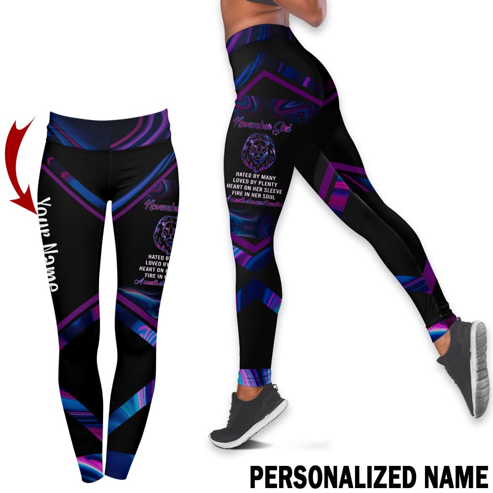Personalized Name November Girl 3D All Over Printed Apparel