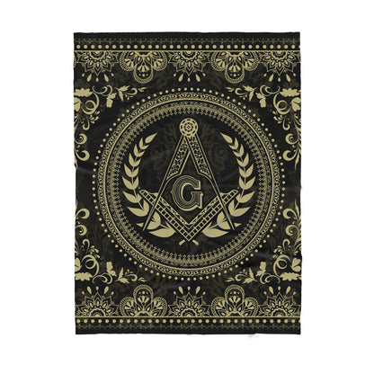 Freemasonry Sherpa Blanket