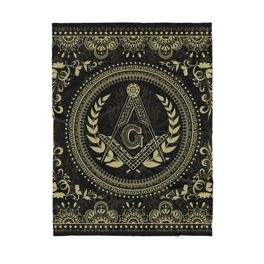 Freemasonry Sherpa Blanket