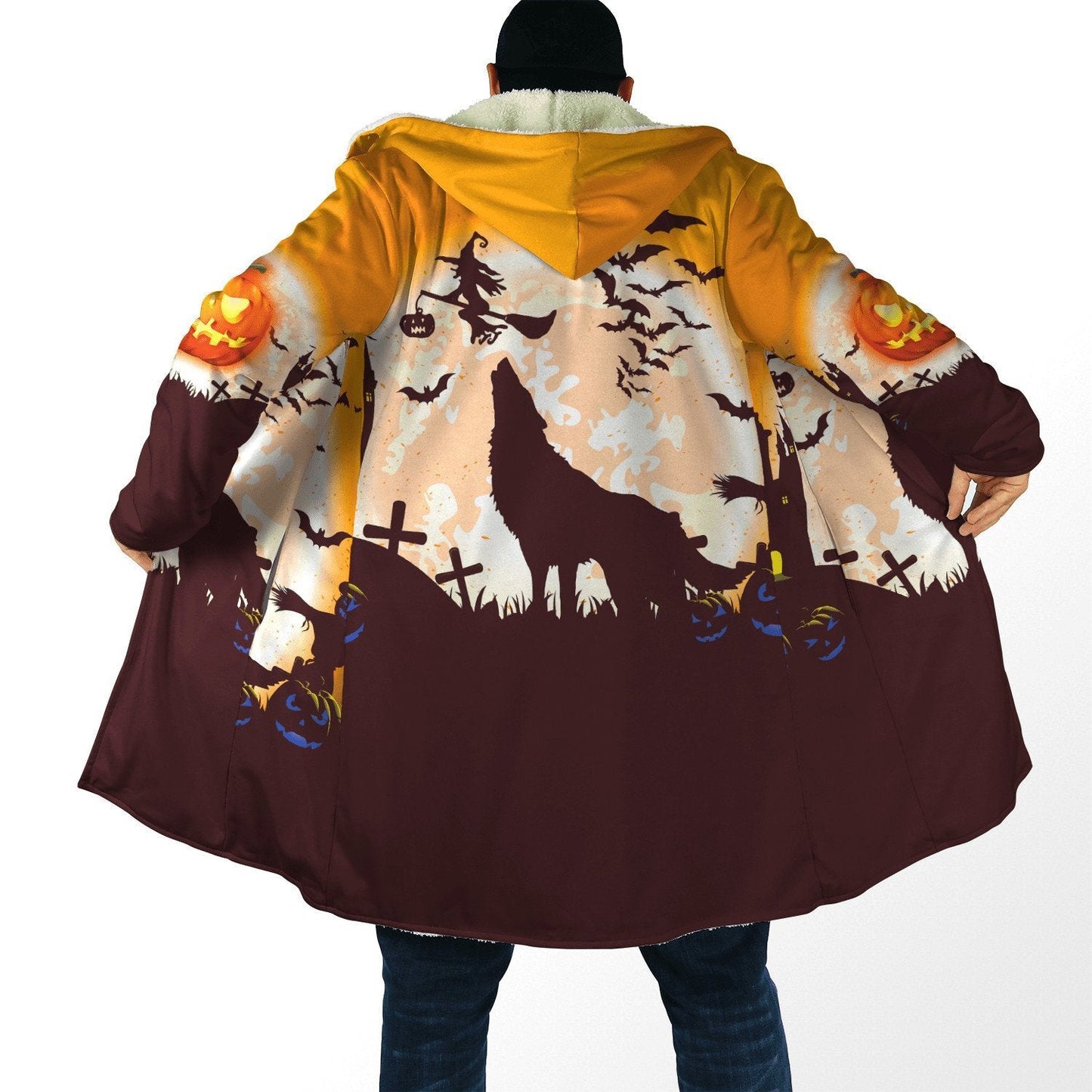 Halloween Wolf 3D All Over Printed Unisex Shirts