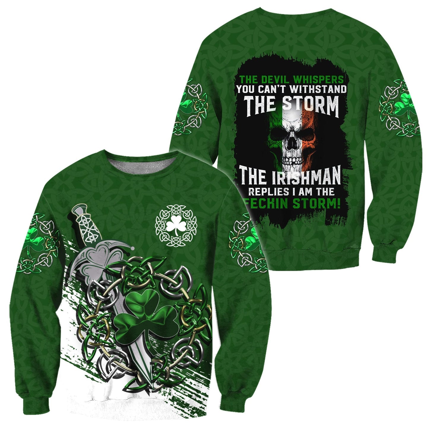 Irish Saint Patrick Day 3D All Over Printed Unisex Shirt