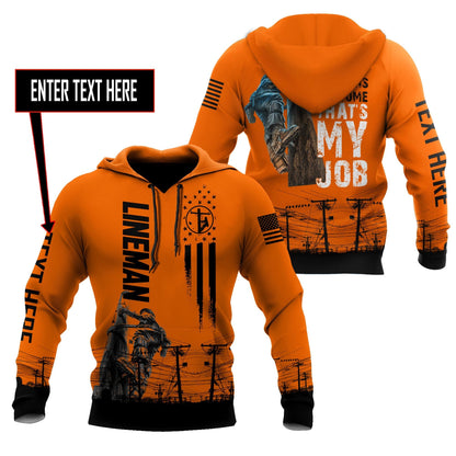 Premium Lineman All Over Printed Personalized Shirts MEI
