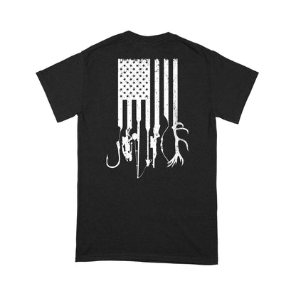 Hook Gear American Flag fishing T-shirt HC