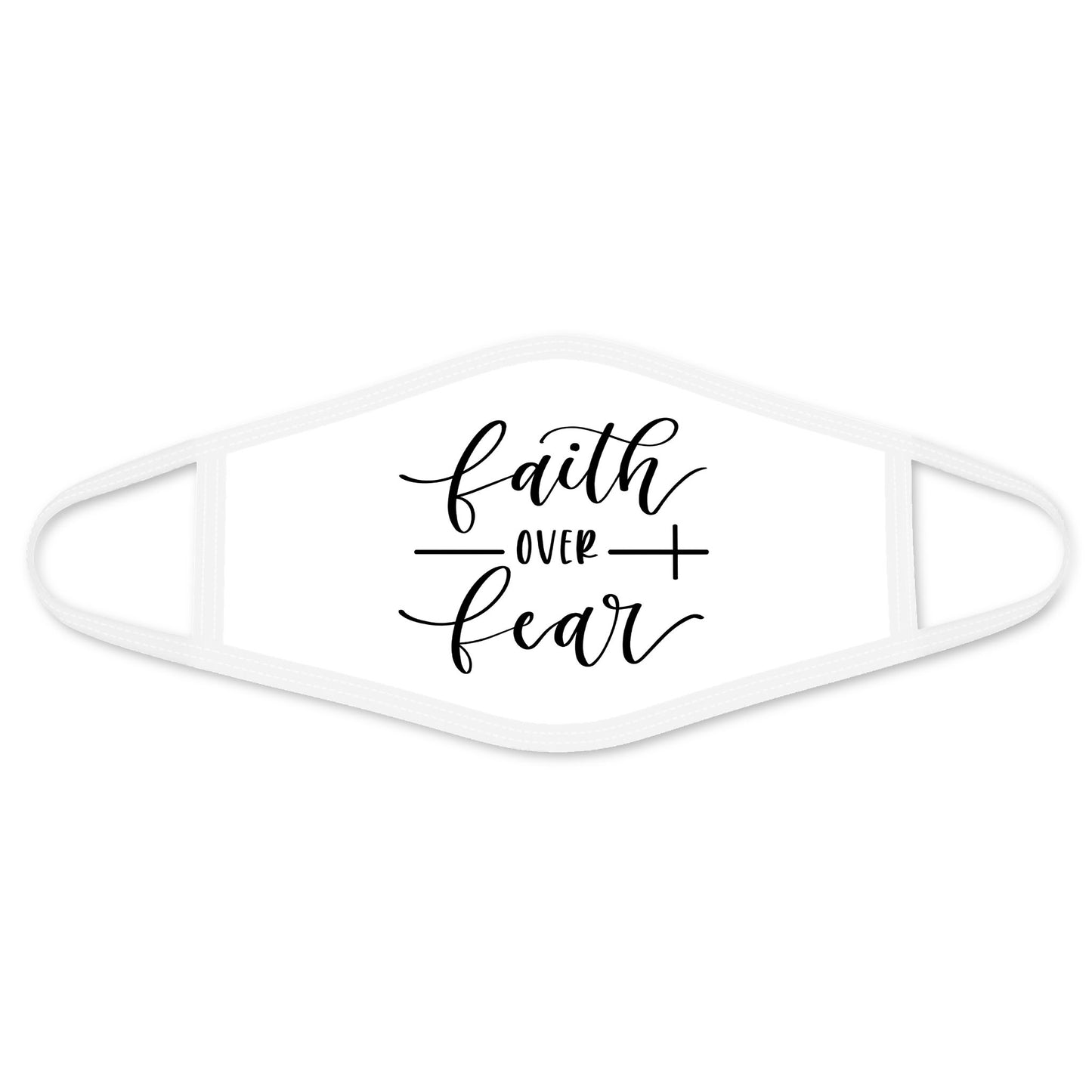Jesus Face Mask White TA