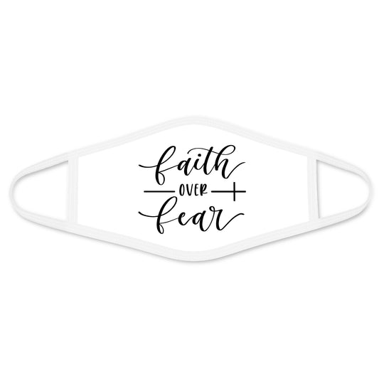 Jesus Face Mask White TA
