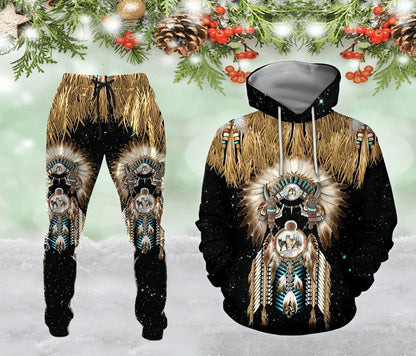 Wolf Native American 3D All Over Printed Unisex Shirts