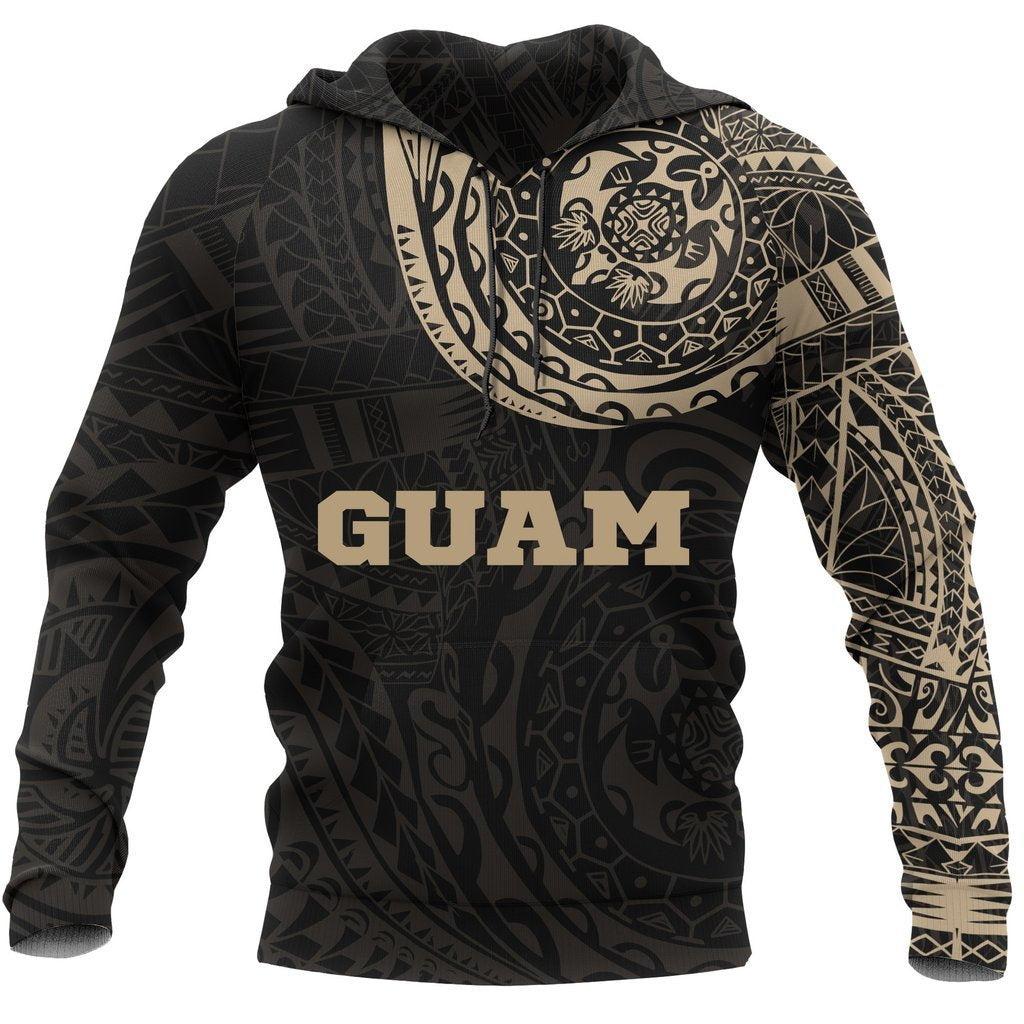 Guam Polynesian Tattoo Style All-Over Hoodie - Amaze Style™-Apparel