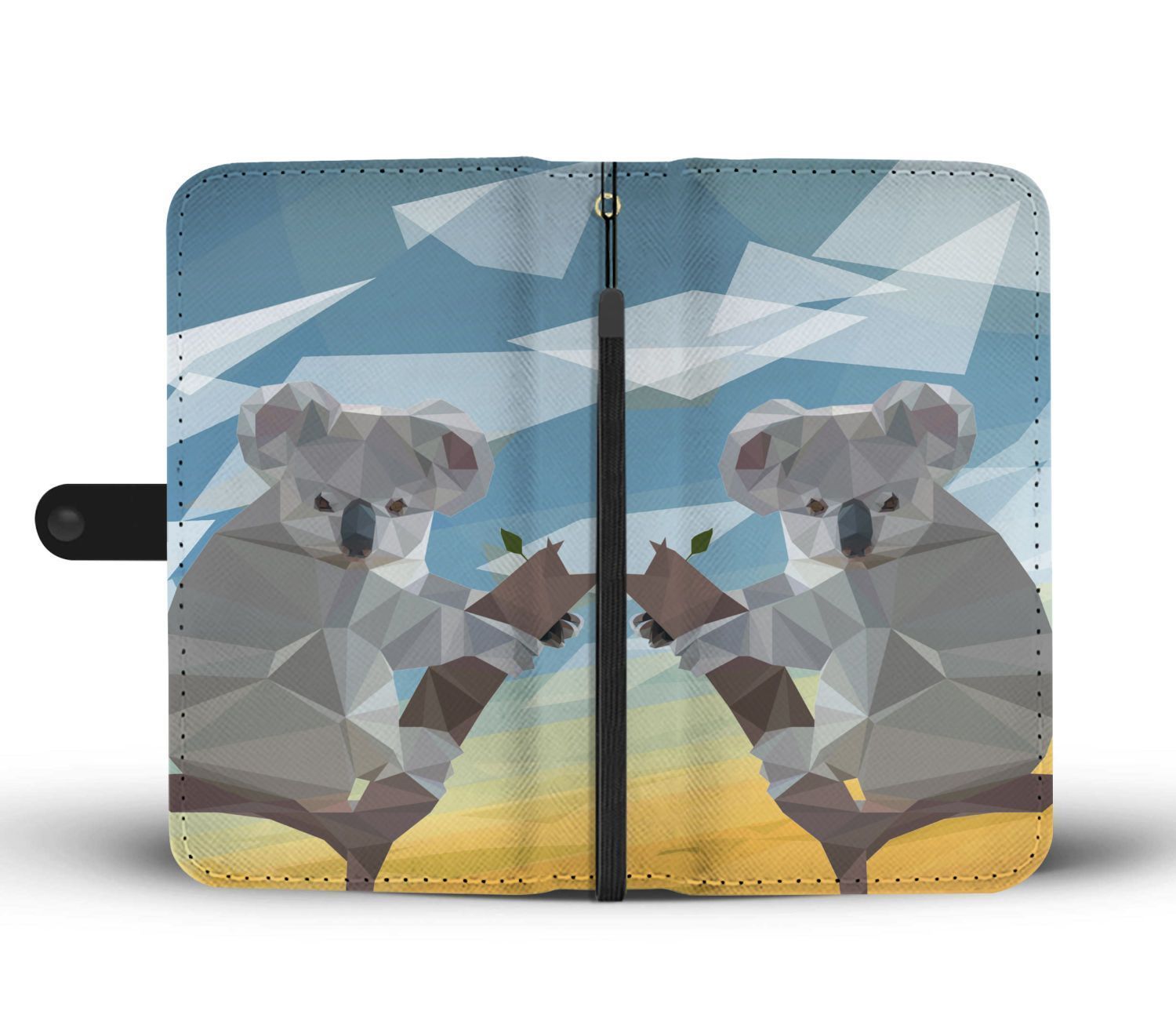 AUSTRALIA KOALA POLYGON WALLET PHONE CASE NL6 - Amaze Style™-WALLET PHONE CASES