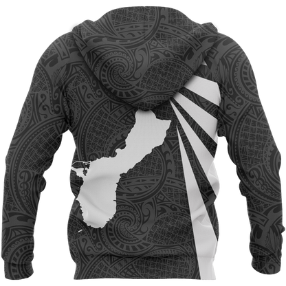 Guam Polynesian Hoodie Map - Tornado Version - Amaze Style™-Apparel