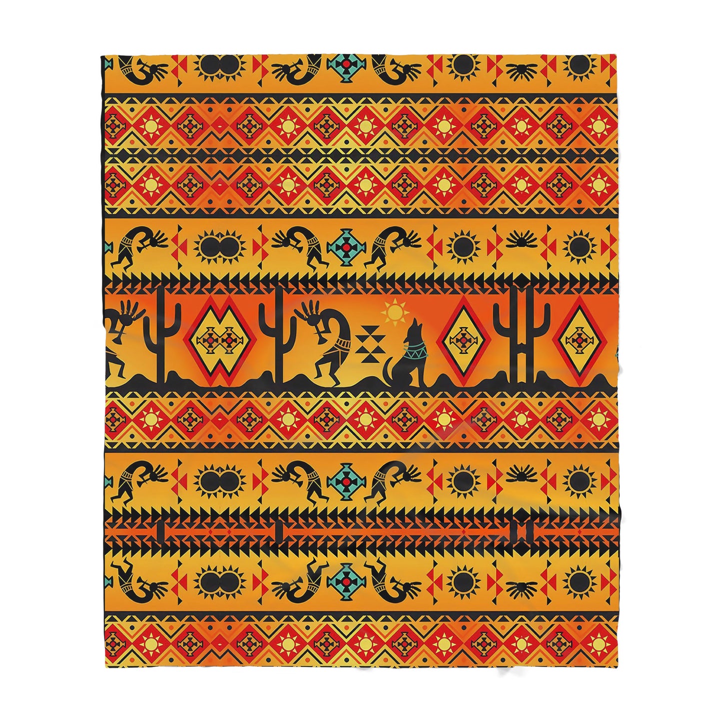 Native American Sherpa Blanket