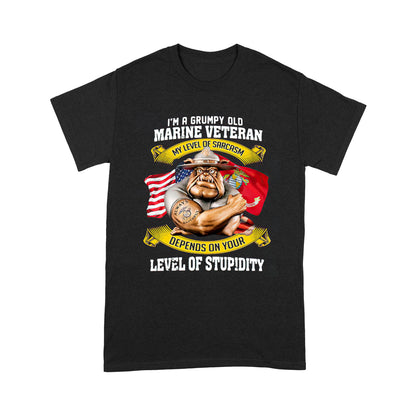 Marine Veteran-US Veteran Standard T-shirt TA