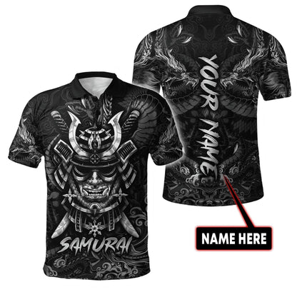 Custom Name Samurai Mask 3D All Over Printed Unisex Shirts
