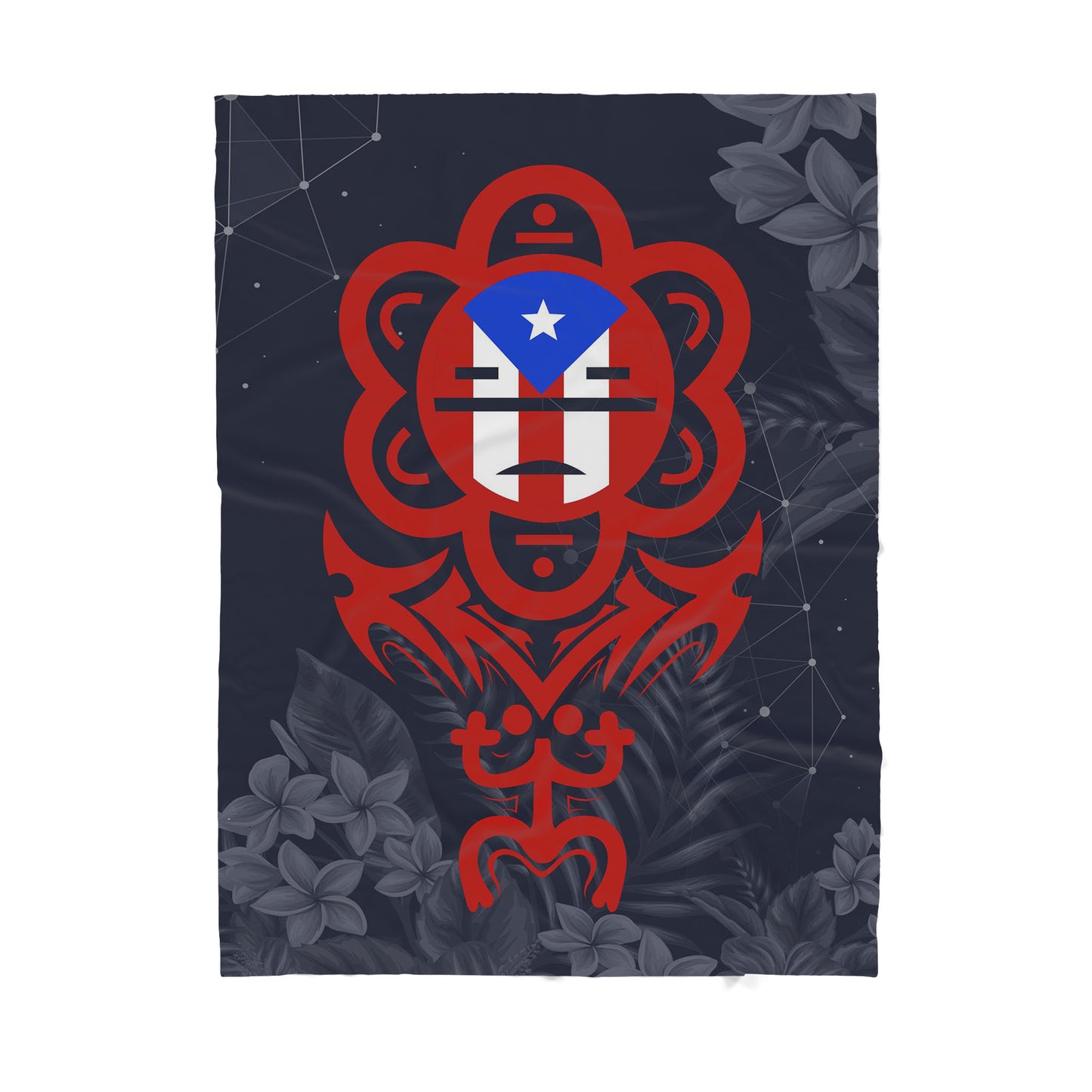 Puerco Rico Lover Sherpa Blanket