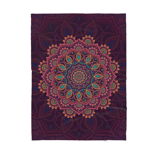 Mandala  Sherpa Blanket TP