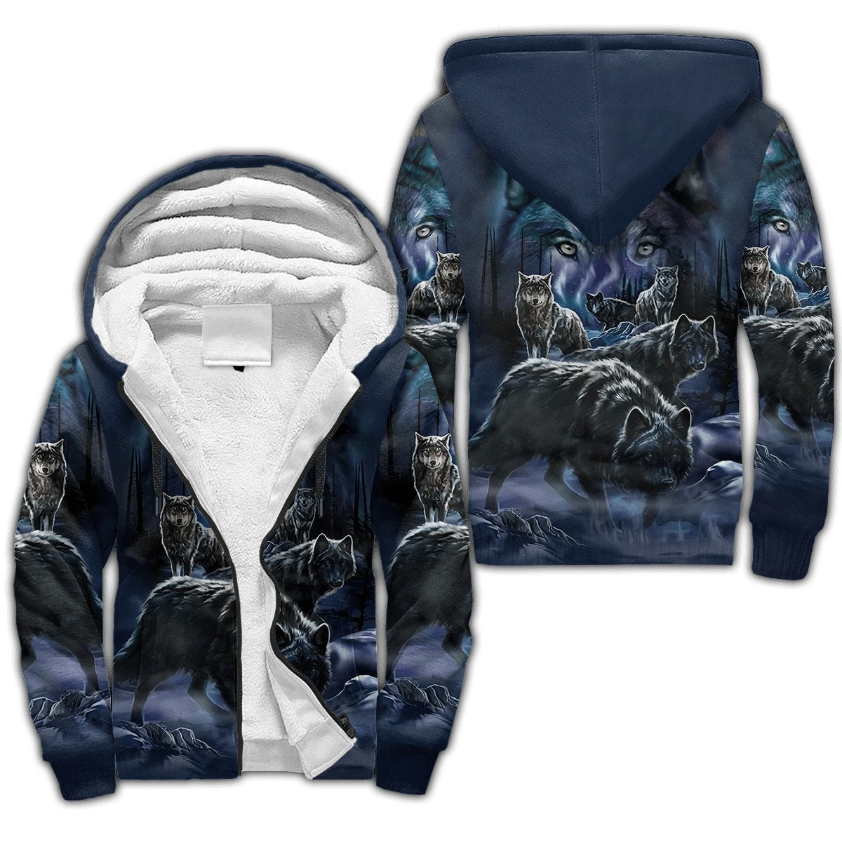 Wolf 3D All Over Printed Unisex Shirts