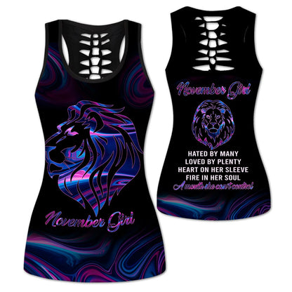 Personalized Name November Girl 3D All Over Printed Apparel