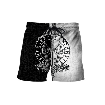 Love Viking Warriors tattoos 3D all over printed for man and women HHT01072002