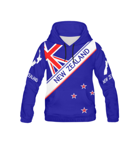 New Zealand New All Over Print Hoodie New Zealander Flag H5 - Amaze Style™-Apparel