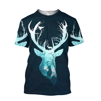 Deer Hunting 3D All Over Printed Shirts For Men LAM20060801-LAM