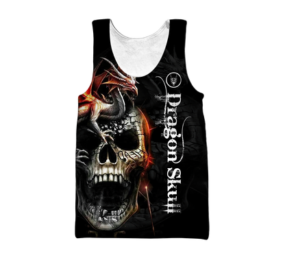 Awesome Dragon On Skull Hoodie For Men And Women MEI