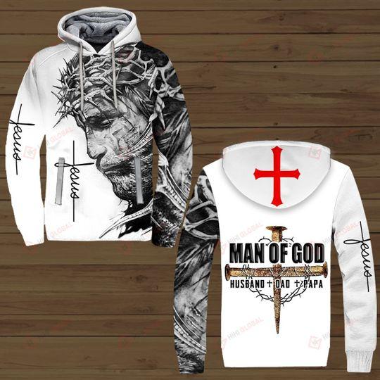 Man Of God Husband Dad Papa 3D All Over Printed Shirts 09062104.CTA