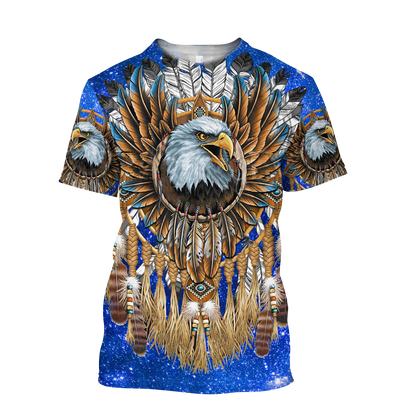 Eagle Dreamcatcher Native American Hoodie 3D All Over Printed Shirts DA15092020-LAM