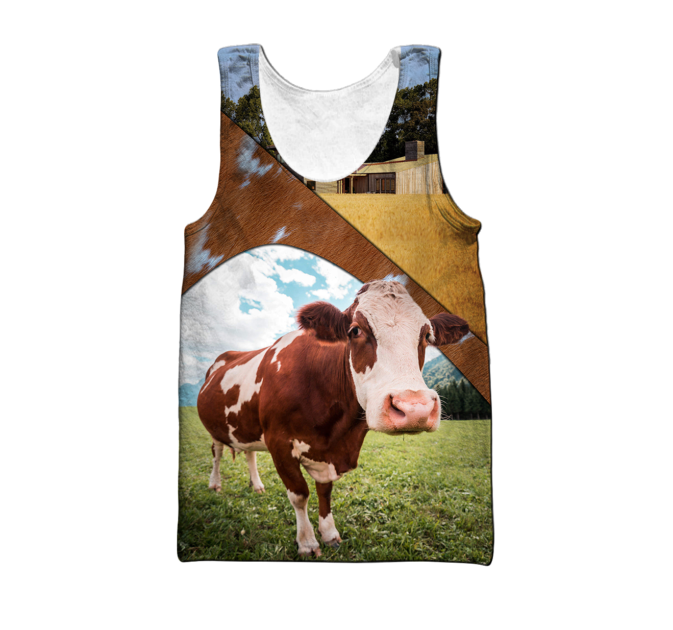 Lovely Cow 3D All Over Printed Shirts For Men And Woman