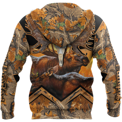Moose Hunting 3D All Over Printed Shirts For Men LAM2019091-LAM