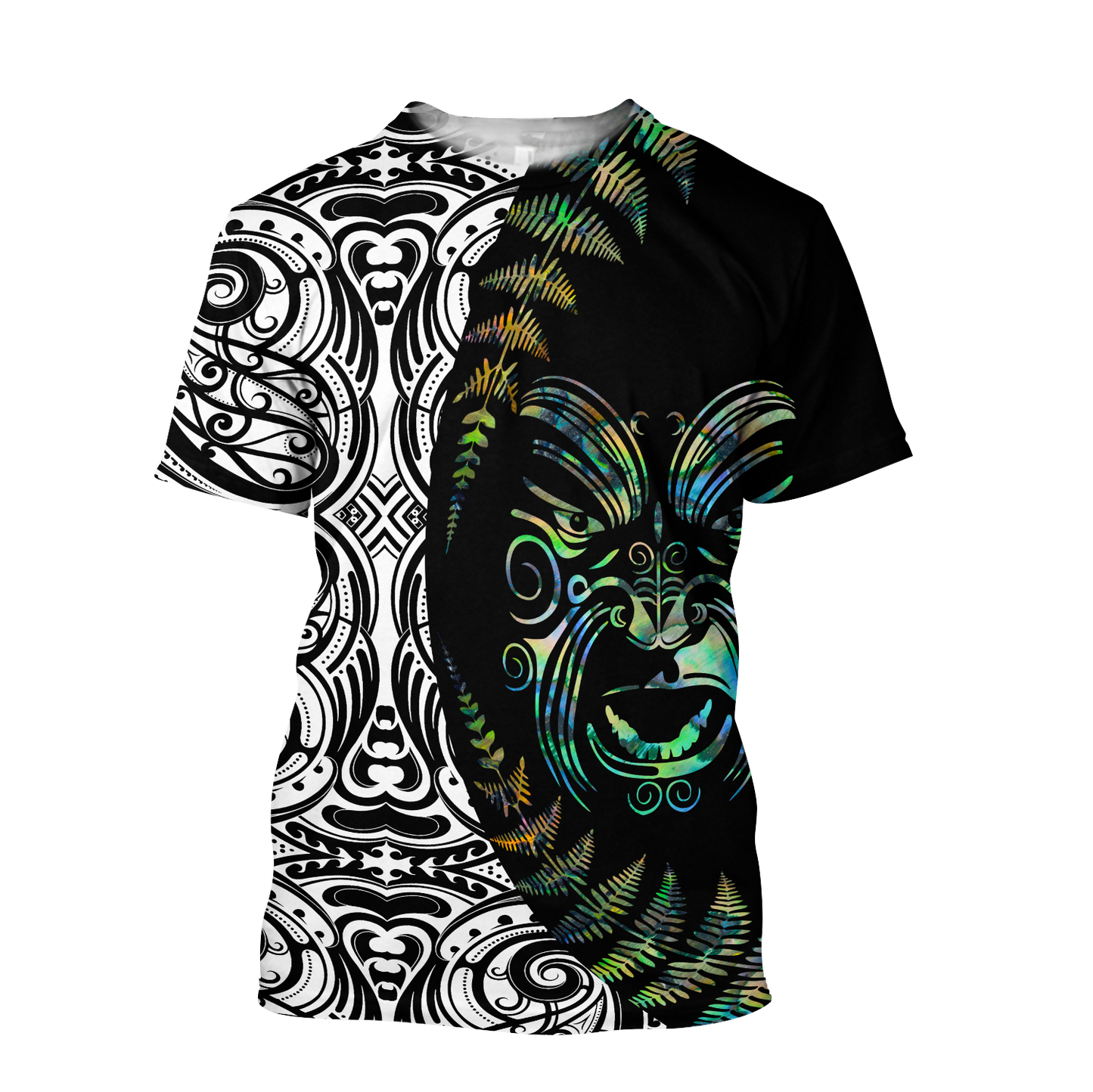 Maori paua shell 3d all over printed shirt and short for man and women HHT21072003