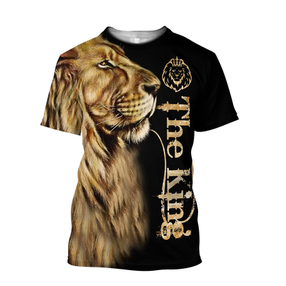 King Lion Over Printed Hoodie TP
