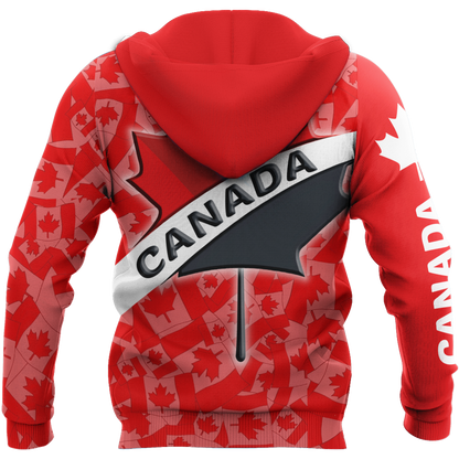 Canada All Over Print 3d all over printed maple leaf spider HHT10072015