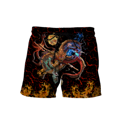 Maui taniwha art new zealand 3d all over printed shirt and short for man and women