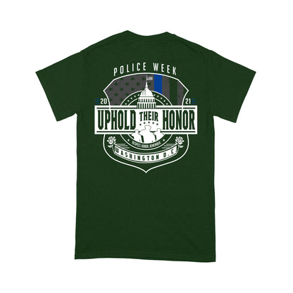 Police Week Uphold Their Honor Personalized T-shirt Special Gift For Dad Papa Grandpa