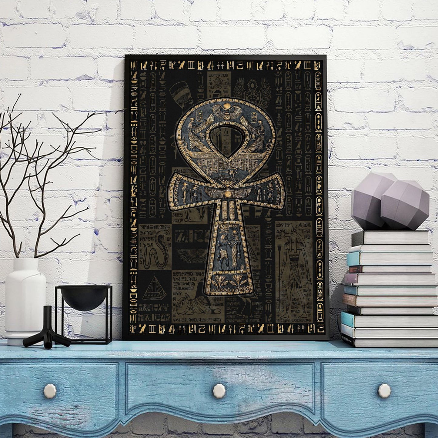 Egypt Poster Vertical 3D Printed